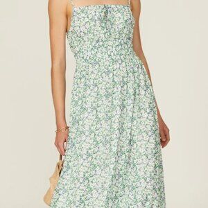 Slate & Willow: Aqua Floral Dress